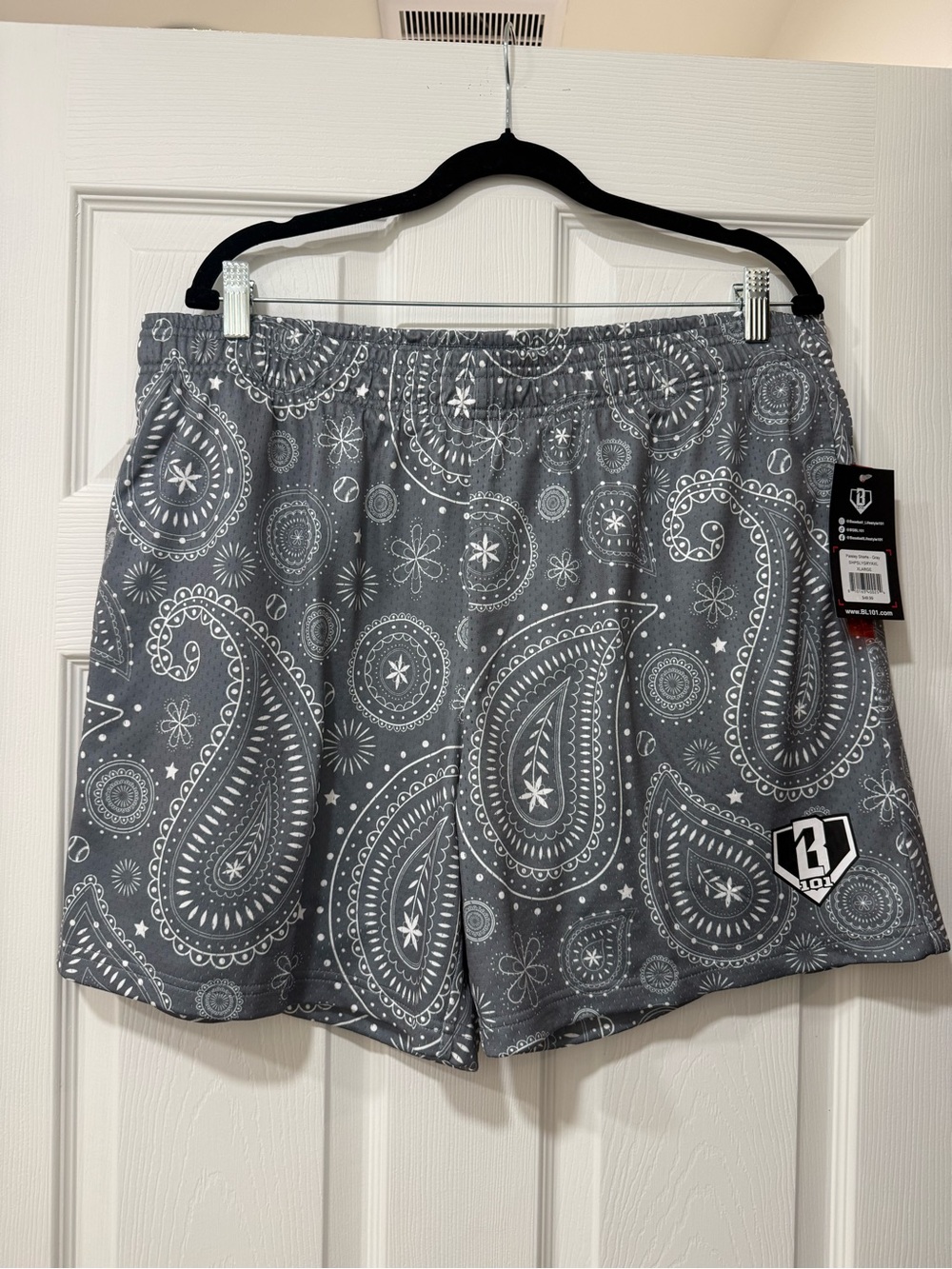 Baseball lifestyle 101 Men's Gray Athletic Shorts